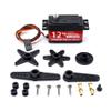 Readytosky Waterproof 12kg Servo 180 Dgree Metal Gear High Speed Digital Servo Motor for Helicopter Tail Robot Car Drone Boat view 1