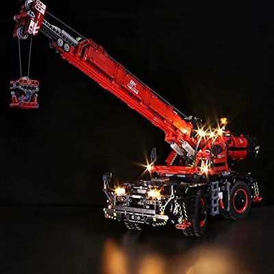 Brick Shine Light Kit for Rough Terrain Crane 42082 (Model Set is not Included) (Classic)