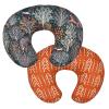 2 Pack Baby Nursing Pillow Cover Newborn U-Shaped Breastfeeding Pillowcase Cushion Cover Stretchy Replaceable Forest&Floral Pillow Cover Slipcover 22.5x18 (Forest + Retro Geometry) view 1