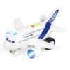 OCCAFY Airplane Toys for Toddlers,Friction Powered Toy Plane for Kids,1:200 Scale Aircraft with Flashing Lights and Sounds for Boys & Girls,Toy Vehicles view 1