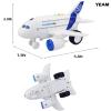 OCCAFY Airplane Toys for Toddlers,Friction Powered Toy Plane for Kids,1:200 Scale Aircraft with Flashing Lights and Sounds for Boys & Girls,Toy Vehicles view 4