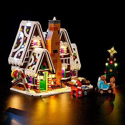 Brick Shine Light Kit for Gingerbread House 10267 (Model Set is not Included) (Advanced)