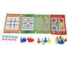 Alomejor Snake Ladder Game Portable Flying Chess Ludo Board Game Set for Family Parent Child view 2