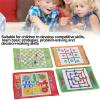 Alomejor Snake Ladder Game Portable Flying Chess Ludo Board Game Set for Family Parent Child view 4