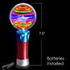 ArtCreativity 7.5 Inch Light Up Magic Ball Toy Wands for Kids, Set of 2, Flashing LED Wands for Boys and Girls, Thrilling Spinning Light Show, Batteries Included, Fun Gift or Birthday Party Favor view 3