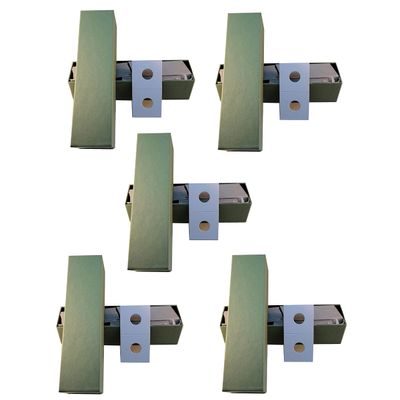 Guardhouse 2 x 2 Paper Staple Coin Holders for U.S. and Canada Dimes and Coins up to 18mm 500 Count with Single Row Boxes in Dime Green