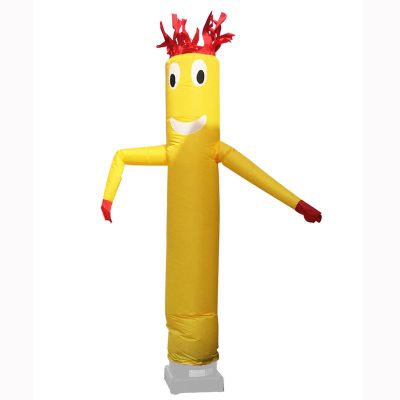 10FT/3M Inflatable Puppet Sky Air Wind Tube Puppet Sky Wavy Dancer Without Blower(Yellow)