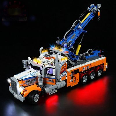 Brick Shine Light Kit for Heavy-Duty Tow Truck 42128 (Model Set is not Included) (Classic)