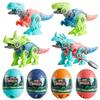BEIGUO 4 Pack Jumbo Dinosaur Eggs with Take Apart Dinosaur Toys Building Toys for Kids Boys Girls Easter Basket Stuffers Gifts view 1