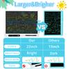 22" Kids & Adult Color LCD Drawing & Writing Board - Premium Gift Idea, Large Canvas, Adjustable Stand, Bright Display, Includes Ruler for Creative Art, Math, and Note-Taking view 2