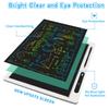 22" Kids & Adult Color LCD Drawing & Writing Board - Premium Gift Idea, Large Canvas, Adjustable Stand, Bright Display, Includes Ruler for Creative Art, Math, and Note-Taking view 4