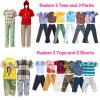 13 Pieces Doll Clothes and Accories for 11.5 Inch Boy Doll Outfit, Random 5 Tops, 5 Pants, 2 Pairs of Shoes, One Pair of Swimming Trunks view 2
