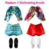 13 Pieces Doll Clothes and Accories for 11.5 Inch Boy Doll Outfit, Random 5 Tops, 5 Pants, 2 Pairs of Shoes, One Pair of Swimming Trunks view 3