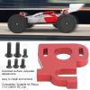 RC Motor Mount, Adjustable Motor Mount Seat Holder Aluminum Alloy RC Car Spare Part for 1/14 144001 RC Car(Red R) view 4
