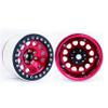1.9 Beadlock Wheels Rims, for 1/10 RC Crawler Car Traxxas TRX4 D90 Axial SCX10 SCX10 II 90046 SCX10 III AXI03007,Aluminum Alloy (Red) view 4