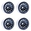 1.9 Beadlock Wheels Rims, for 1/10 RC Crawler Car Traxxas TRX4 D90 Axial SCX10 SCX10 II 90046 SCX10 III AXI03007,Aluminum Alloy (Black) view 2