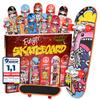 Magicat Premium Fingerboard Set I 12 Cool Finger Skateboards for Kids I Party Favors I Finger Boards for Kids I Finger Skateboard I 4 Year Old boy Birthday Gift view 1