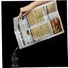 Froiny Drink Water Newspaper Close Up Newspapers Hidden Water Magic Tricks Props Funny Novelty Halloween Party Classic Gag Toys view 2