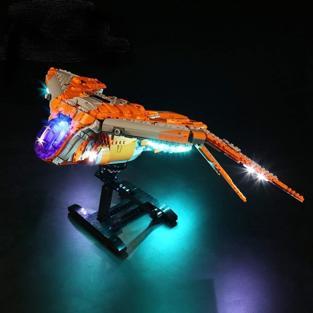 Brick Shine Light Kit for The Guardians' Ship 76193 (Model Set is not Included) (Classic)