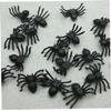 50pcs Plastic Black Spider Beads Kids Halloween Funny Prank Trick Toy Haunted House Decoration Prop view 1