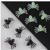 50pcs Plastic Black Spider Beads Kids Halloween Funny Prank Trick Toy Haunted House Decoration Prop view 2