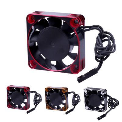 40x40mm RC Motor Cooling Fan for RC Car Truck Buggy Crawler 1/8 1/10 Scale 540 550 Brushless Motors ESC, Random Color