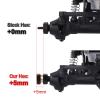 4pcs Hobbyfire 7mm Wheel Hex Hub Extended Wheel Hubs Adapter for Axial SCX24 Gladiator C10 Bronco Deadbolt JLU AXI90081 AXI00001 AXI00002 AXI00005 AXI00006 1/24 RC Crawler Car Upgrades view 4