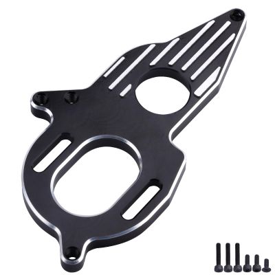 Aluminum Motor Mount for Arrma Granite Mega Typhon / Big Rock / Senton 3S Outcast / Kraton 4S Models RC Car Monster Truck Buggy Replacement (Black)