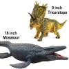 Lavesom 6PCS Jumbo Dinosaur Toy Set, Realistic Dinosaurs Toys for Kids - Large Dino Playset for Boys and Girls 3 4 5 6 7 Year Old Children Birthday Dinosaur Lovers view 4