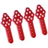 Aluminum Shock Mount Lift Kit Set for 1/10 Axial SCX10 SCX10 II 90046 D90 D110 RC Crawler Car Upgrades Replacement (Red) view 2