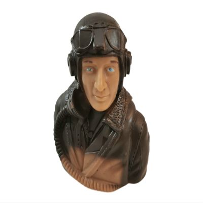 1/5 Pilot Figures WWII Hand Painted for RC Airplanes Model Plane Aircraft Warbird Sport Jet Car Boat Drone Toy Driver (FL-P-0222C)