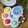 Baby Einstein Octopus 3-in-1 Bubble Pop Dimple Fidget Toy and BPA Free Teether, Age 6 Months+ view 3