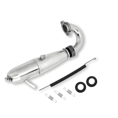 RC Exhaust Pipe, Aluminum Alloy Exhaust Joint Tubing Remote Vehicle Accessories for 1/8 RC Gas Truck