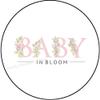 1.5" Inch Baby in Bloom Baby Shower Stickers - Baby Shower Stickers Girl - Baby in Bloom Stickers for Baby Shower Envelope Seals Labels - D #AA61RK (180 Pcs) view 1