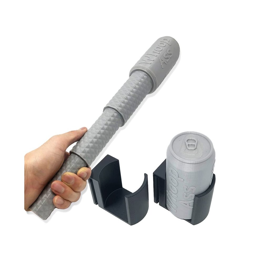 MunnyGrubbers - Can of Whoop Ass - (Extendable & Holster) - Open a Can of Whoop Ass - Novelty - Prank - Gag - Funny - Joke - Gift - Toy - (Extendable & Holster)