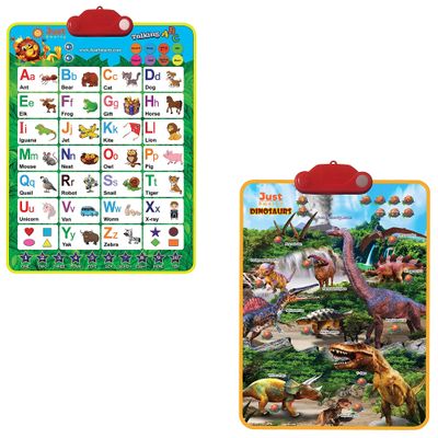 Just Smarty Interactive Alphabet and Numbers Plus Dinosaur Learning Posters