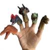 Christoy Dinosaur Finger Puppets for Kids,Hand Animal Figure Toys,Bath Finger Puppets Toys for Kids Girls Boys Birthday Party Supplies Favors Decorations (A) view 1