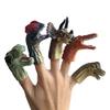 Christoy Dinosaur Finger Puppets for Kids,Hand Animal Figure Toys,Bath Finger Puppets Toys for Kids Girls Boys Birthday Party Supplies Favors Decorations (A) view 2