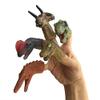 Christoy Dinosaur Finger Puppets for Kids,Hand Animal Figure Toys,Bath Finger Puppets Toys for Kids Girls Boys Birthday Party Supplies Favors Decorations (A) view 3
