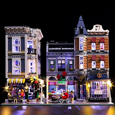 Brick Shine Light Kit for Assembly Square Modular Building 10255 (Model Set is not Included) (Classic)