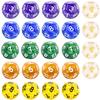 24 Pieces 12 Sided Game Dice Polyhedral Dice Set for DND RPG MTG and Other Table Games  Mixed Color  view 1