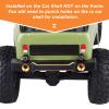 AllinRC Metal Aluminum Rear Bumper Mount for Axial SCX24 1/24 Deadbolt RC Crawler AXI90081  Body-Mounted 6061-T6 Bracket view 4