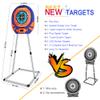 Shooting Target for Nerf w/Toy Guns and Foam Darts, Upgrade Digital Shooting Game with Touch Screen Practice Target, Electronic Scoring Targets for Nerf Gun for Kids Aged 5 -13 Boys, Girls view 3