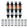 RC Shock Absorber, Metal Shock Absorber Oil Damper Set with Springs for 1/10 RC Crawler Car Axial SCX10 TRX4 D90(80mm) view 1