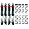 RC Shock Absorber, Metal Shock Absorber Oil Damper Set with Springs for 1/10 RC Crawler Car Axial SCX10 TRX4 D90(100mm) view 1