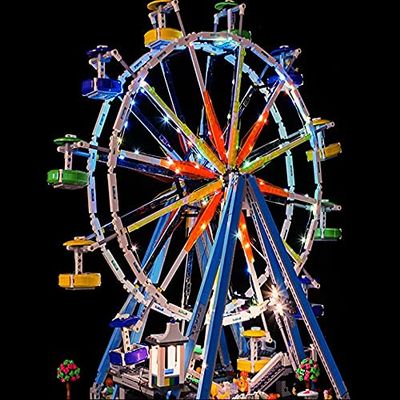 Brick Shine Light Kit for Ferris Wheel 10247 (Model Set is not Included) (Classic)