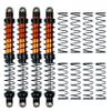 RC Shock Absorber, Metal Shock Absorber Oil Damper Set with Springs for 1/10 RC Crawler Car Axial SCX10 TRX4 D90(120mm) view 1