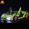 Brick Shine Light Kit for Lamborghini Sin FKP 37 42115 (Model Set is not Included) (Classic) view 2