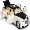 BDTCTK 1/32 Rolls-Royce Phantom Model Car,Zinc Alloy Pull Back Toy car with Sound and Light for Kids Boy Girl Gift(White) view 1