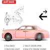 BDTCTK 1/32 Rolls-Royce Phantom Model Car,Zinc Alloy Pull Back Toy car with Sound and Light for Kids Boy Girl Gift(White) view 3